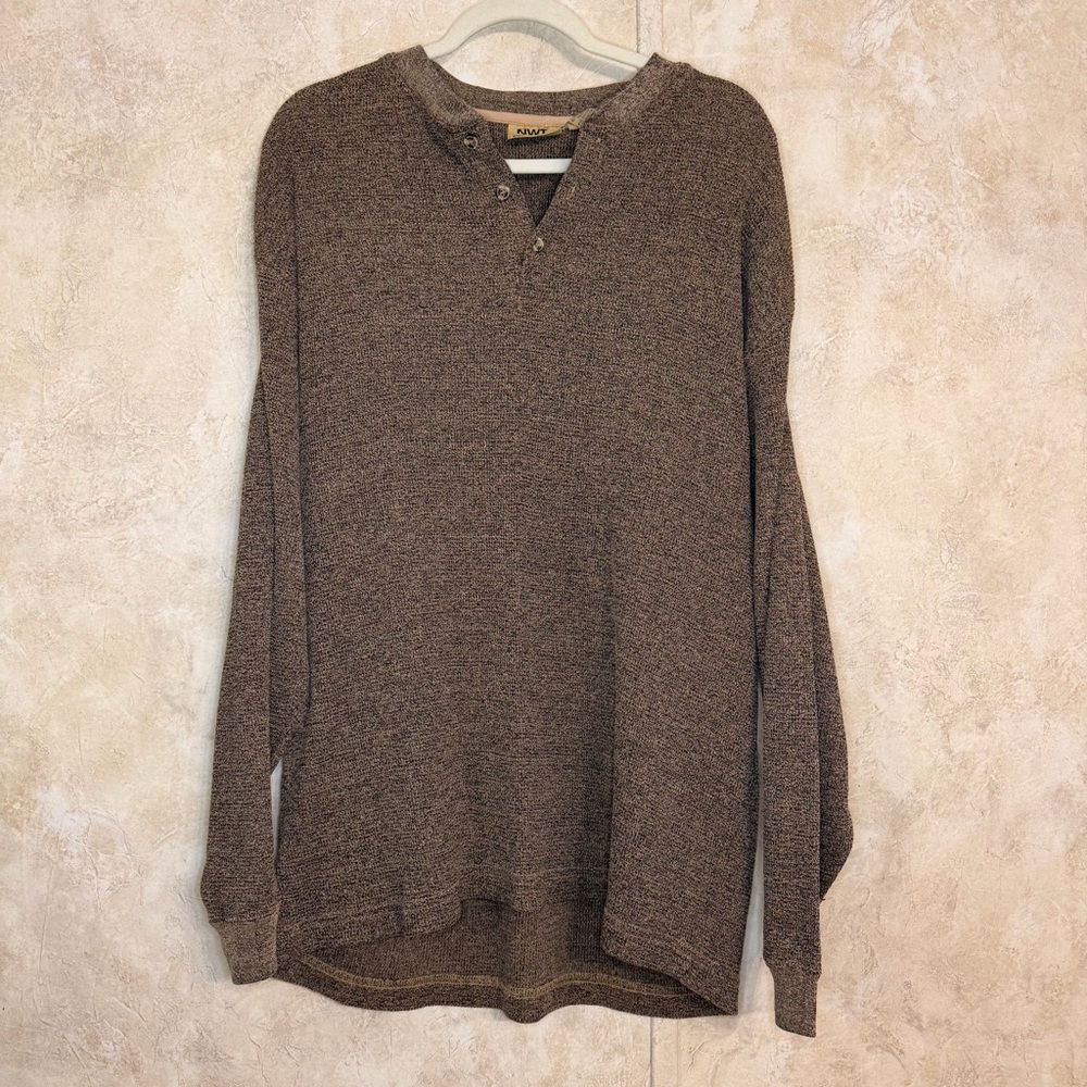 Men's Brown Long Sleeve